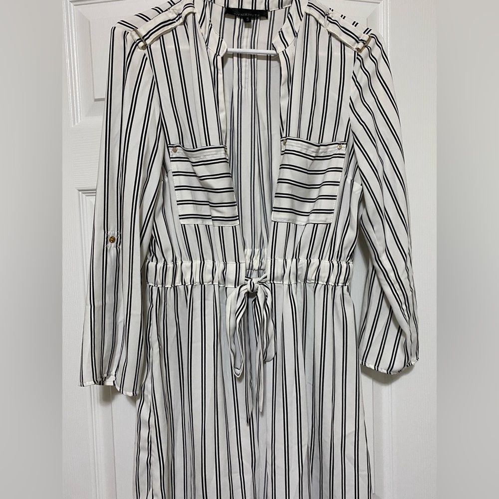 Striped Dynamite dress with tie